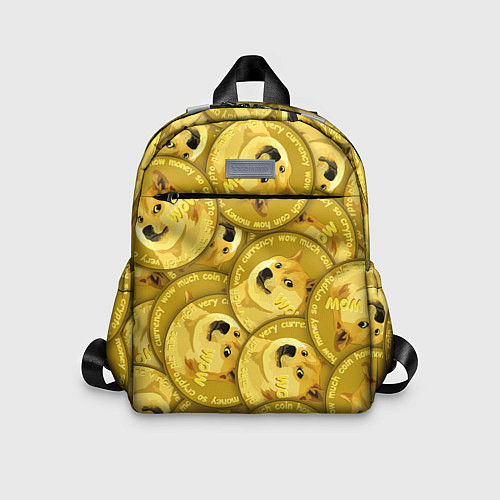 Детский рюкзак DOGECOIN DOGE ДОГИКОИН / 3D-принт – фото 1