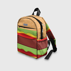 Детский рюкзак Бутерброд, цвет: 3D-принт — фото 2