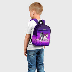 Детский рюкзак Космонавт на единороге, цвет: 3D-принт — фото 2