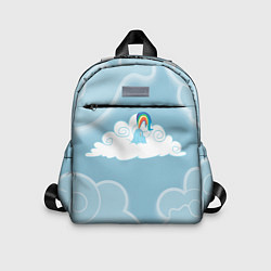 Детский рюкзак Rainbow in cloud, цвет: 3D-принт