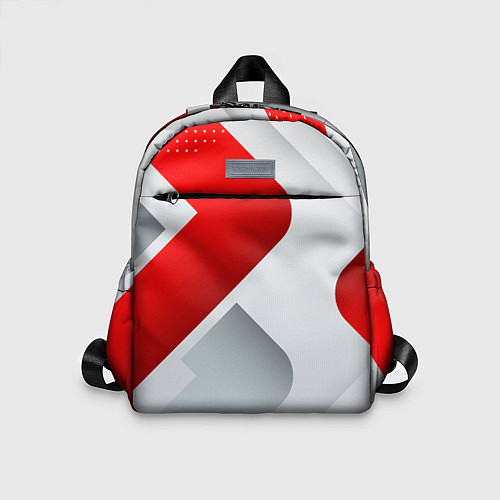 Детский рюкзак 3D SPORT STYLE RED WHITE / 3D-принт – фото 1