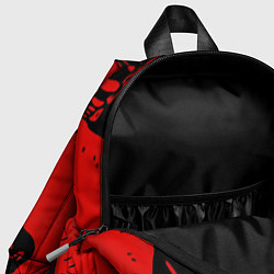 Детский рюкзак Красный волк 3D, цвет: 3D-принт — фото 2