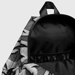 Детский рюкзак Монохромный узор, цвет: 3D-принт — фото 2