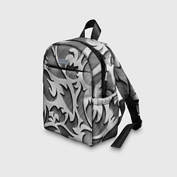 Детский рюкзак Монохромный узор, цвет: 3D-принт — фото 2