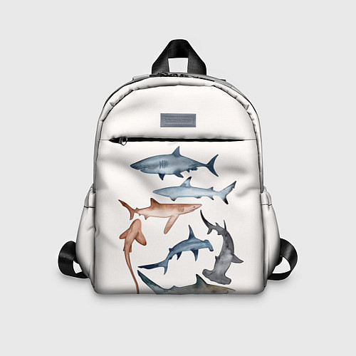 Детский рюкзак Акулы / 3D-принт – фото 1