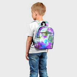 Детский рюкзак Акварельная краска, цвет: 3D-принт — фото 2