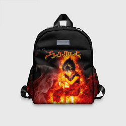 Детский рюкзак Юно в огне Чёрный клевер, цвет: 3D-принт