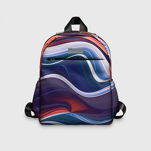 Детский рюкзак Colored lines / 3D-принт – фото 1