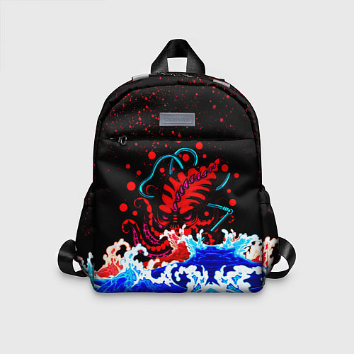 Детский рюкзак Кровавый Кракен Монстр / 3D-принт – фото 1
