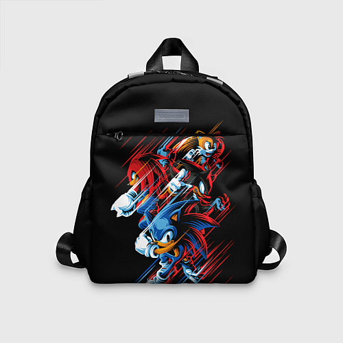 Детский рюкзак Sonics team / 3D-принт – фото 1