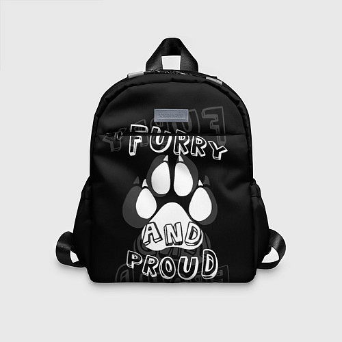 Детский рюкзак Furry proud / 3D-принт – фото 1
