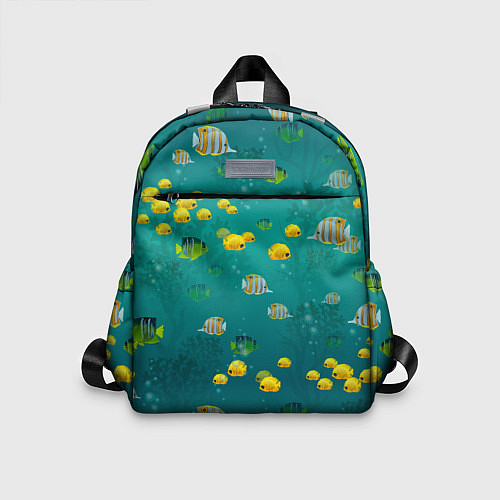 Детский рюкзак Подводный мир Рыбки / 3D-принт – фото 1
