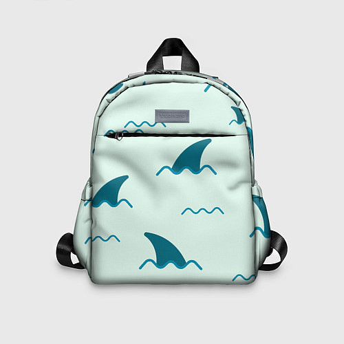 Детский рюкзак Плавники акул / 3D-принт – фото 1