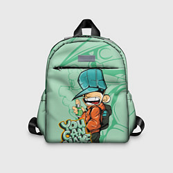 Детский рюкзак Люблю граффити, цвет: 3D-принт