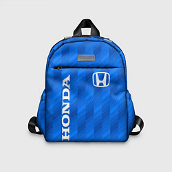 Детский рюкзак HONDA BLUE ХОНДА СИНИЙ, цвет: 3D-принт