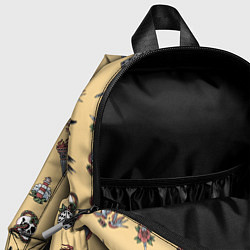Детский рюкзак Уличные эмблемы текстура, цвет: 3D-принт — фото 2