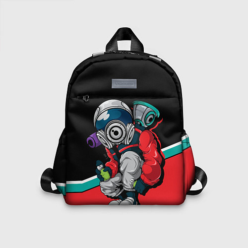 Детский рюкзак Граффити / 3D-принт – фото 1