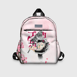 Детский рюкзак Чёрный клевер сакура Аста, цвет: 3D-принт