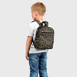 Детский рюкзак Футбольный камуфляж, цвет: 3D-принт — фото 2