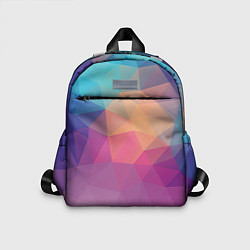 Детский рюкзак Цветные полигоны - Градиент