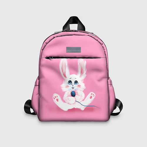Детский рюкзак Милый кролик с микрофоном / 3D-принт – фото 1
