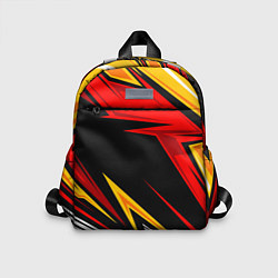 Детский рюкзак КРАСНО-ЖЕЛТЫЙ СПОРТ SPORT, цвет: 3D-принт