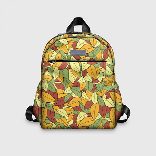 Детский рюкзак Яркие осенние листья / 3D-принт – фото 1