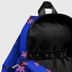 Детский рюкзак Цветочки рисованные, цвет: 3D-принт — фото 2