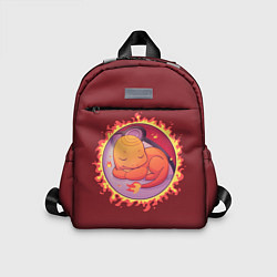 Детский рюкзак Чермандер спит, цвет: 3D-принт