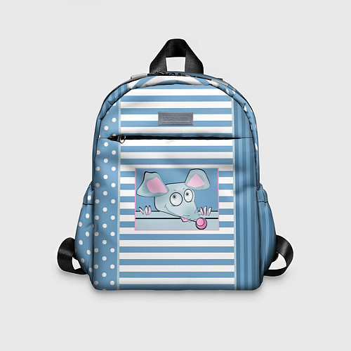 Детский рюкзак Веселая Мышь / 3D-принт – фото 1