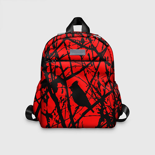 Детский рюкзак Хоррор Мрачный лес / 3D-принт – фото 1
