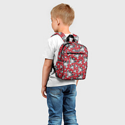 Детский рюкзак Серебряные совы, цвет: 3D-принт — фото 2