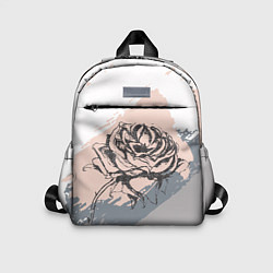 Детский рюкзак Абстракция с розой