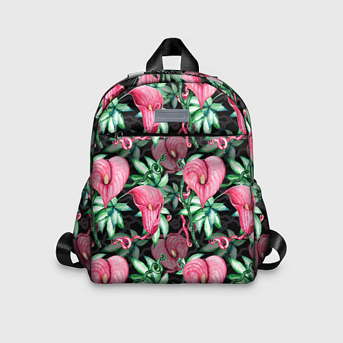 Детский рюкзак Цветы в райском саду / 3D-принт – фото 1