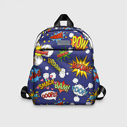 Детский рюкзак Комикс БУМ, цвет: 3D-принт