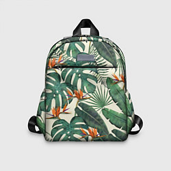 Детский рюкзак Тропический паттерн, цвет: 3D-принт