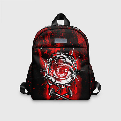 Детский рюкзак АлисА глаз в колючей проволоке / 3D-принт – фото 1