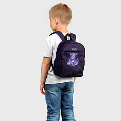 Детский рюкзак Genshin Impact - Raiden Shogun, цвет: 3D-принт — фото 2