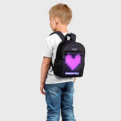 Детский рюкзак UNDERTALE PURPLE HEART, цвет: 3D-принт — фото 2