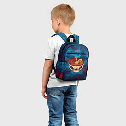 Детский рюкзак Лапша в черепе, цвет: 3D-принт — фото 2