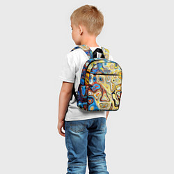 Детский рюкзак Психоделическое искусство, цвет: 3D-принт — фото 2