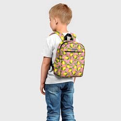 Детский рюкзак Лимоны паттерн, цвет: 3D-принт — фото 2
