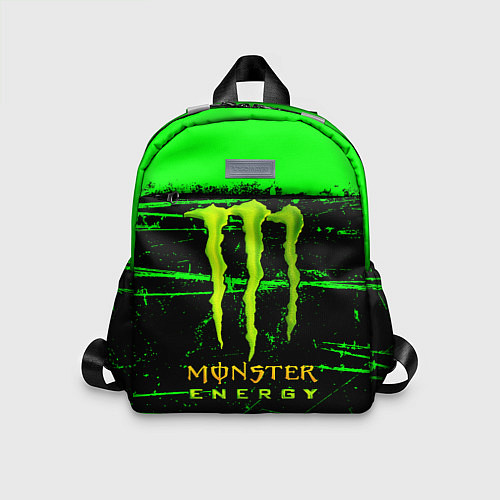 Детский рюкзак MONSTER ENERGY NEON LOGO / 3D-принт – фото 1