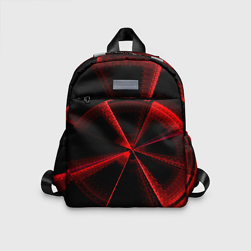 Детский рюкзак Атомный неон / 3D-принт – фото 1