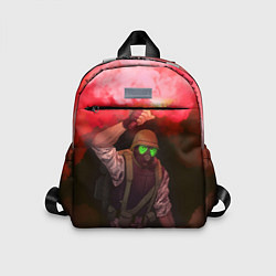 Детский рюкзак Half-Life Opposing Force Logo спина Z, цвет: 3D-принт