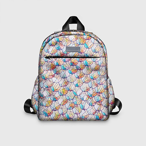Детский рюкзак Разноцветная чешуя / 3D-принт – фото 1