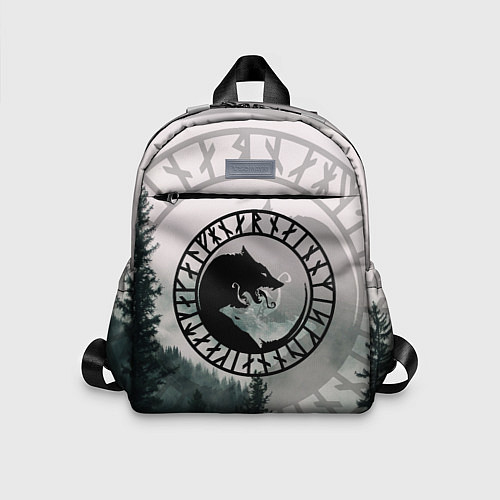Детский рюкзак FENRIR РУНЫ RUNES Z / 3D-принт – фото 1