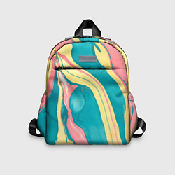 Детский рюкзак Красочный развод, цвет: 3D-принт