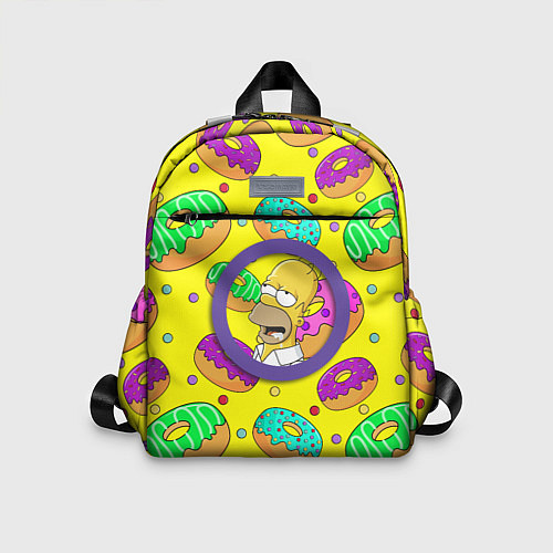 Детский рюкзак Гомер ням Пончик / 3D-принт – фото 1