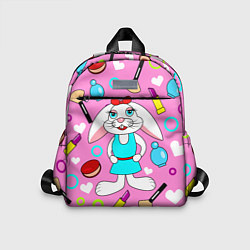 Детский рюкзак Кролик и косметика, цвет: 3D-принт